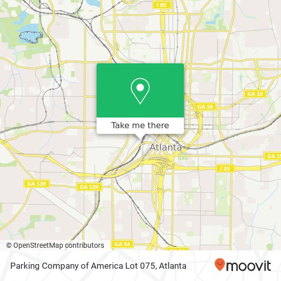 Mapa de Parking Company of America Lot 075