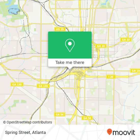 Spring Street map