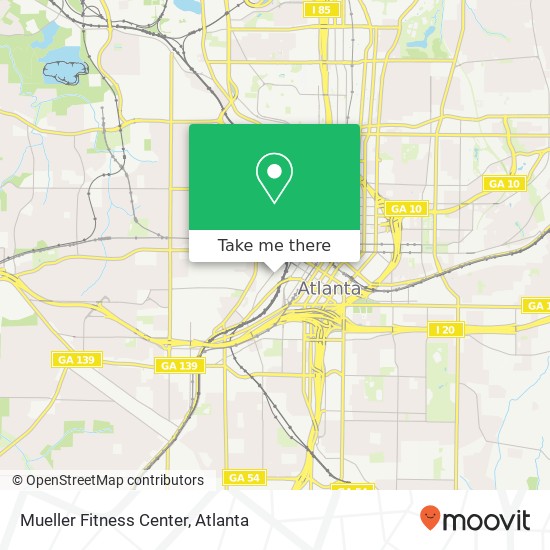 Mapa de Mueller Fitness Center