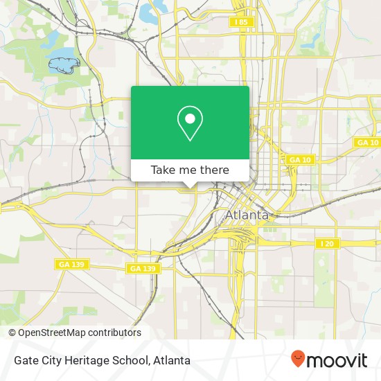 Mapa de Gate City Heritage School