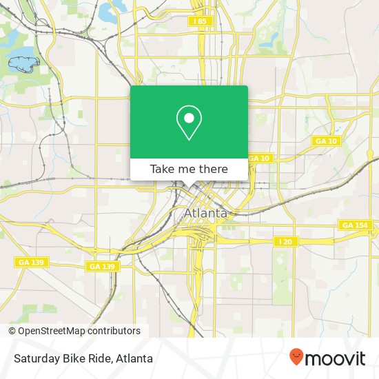 Saturday Bike Ride map