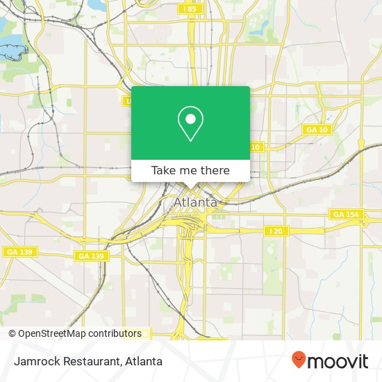 Mapa de Jamrock Restaurant