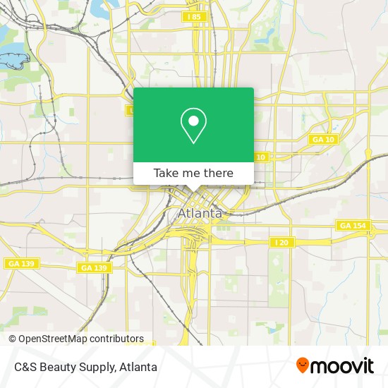 C&S Beauty Supply map