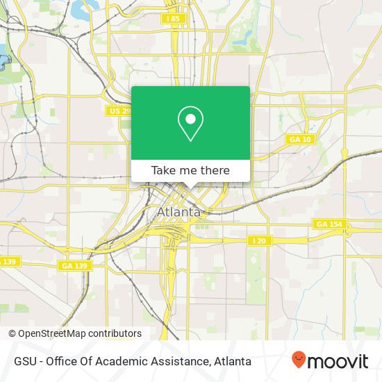 GSU - Office Of Academic Assistance map