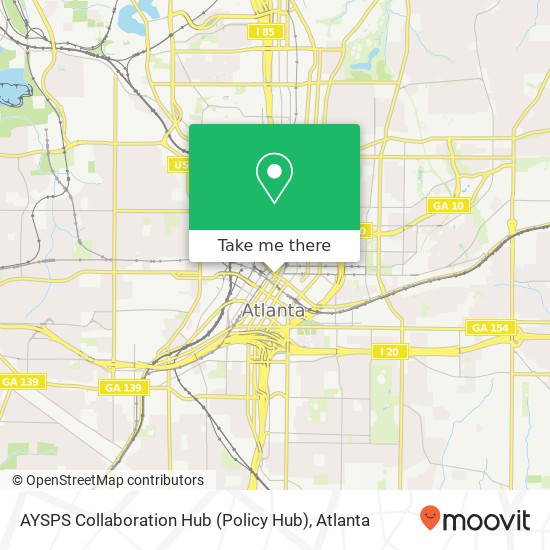 AYSPS Collaboration Hub (Policy Hub) map