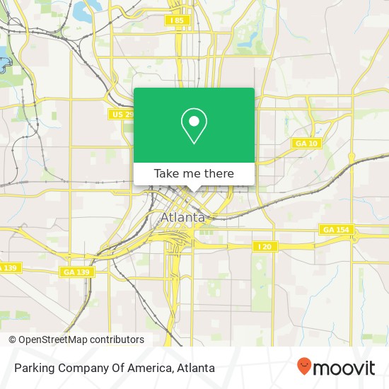 Mapa de Parking Company Of America