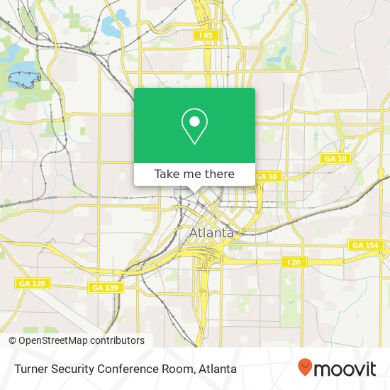 Turner Security Conference Room map