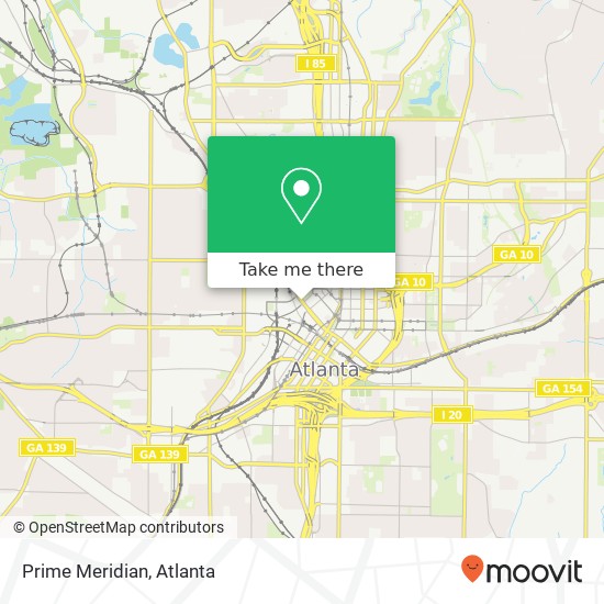 Mapa de Prime Meridian