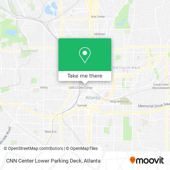 CNN Center Lower Parking Deck map