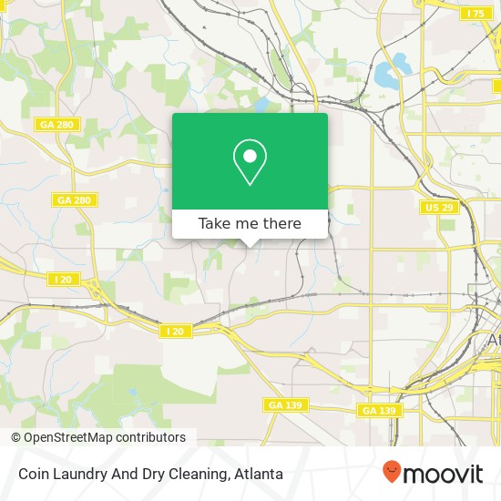 Coin Laundry And Dry Cleaning map