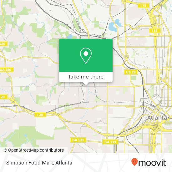 Mapa de Simpson Food Mart