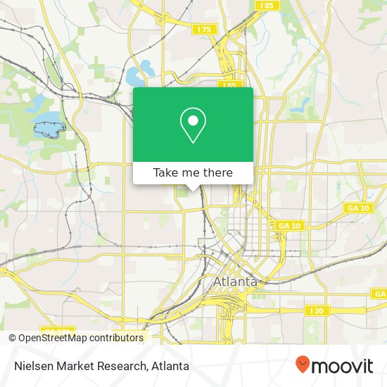 Nielsen Market Research map