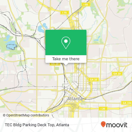 Mapa de TEC Bldg Parking Deck Top