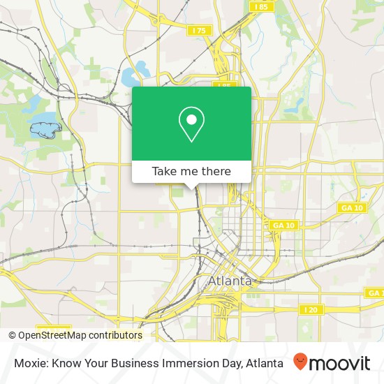 Mapa de Moxie: Know Your Business Immersion Day