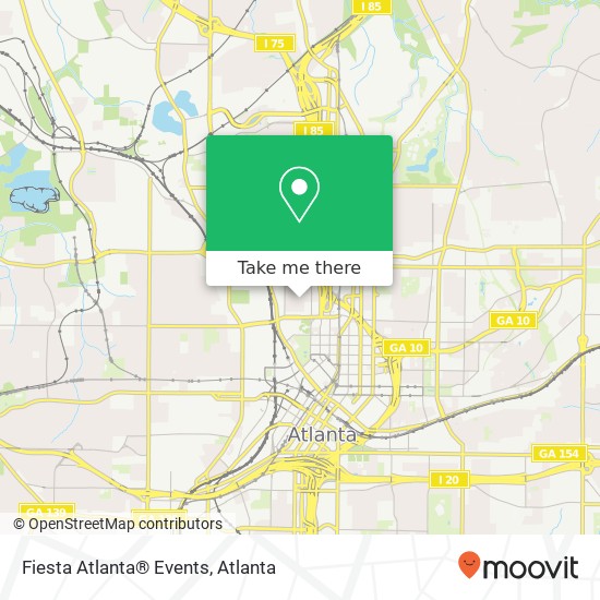 Fiesta Atlanta® Events map