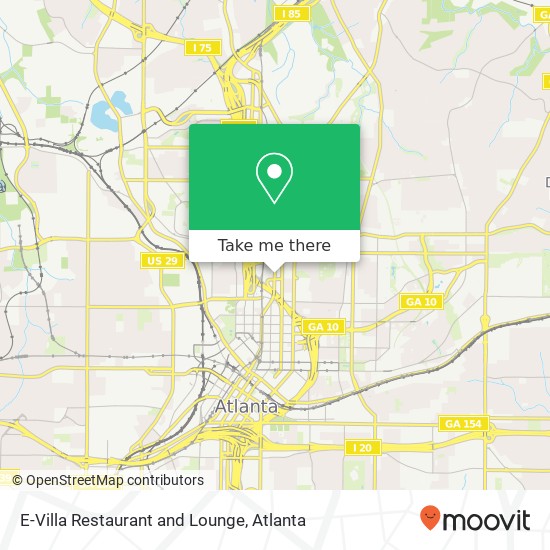 E-Villa Restaurant and Lounge map