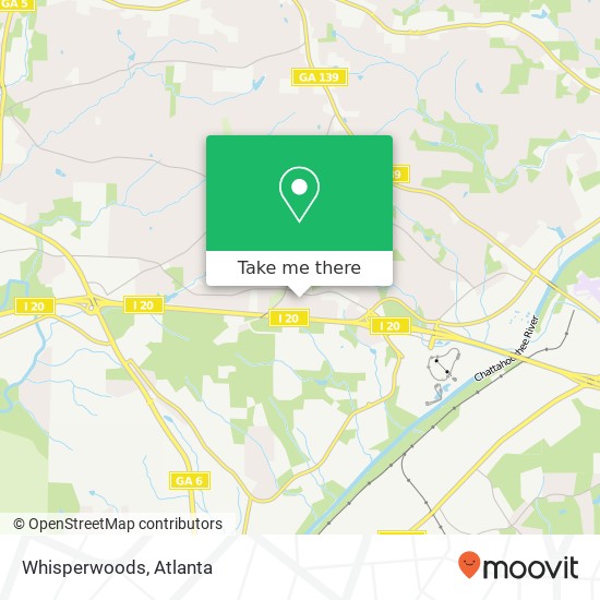 Whisperwoods map