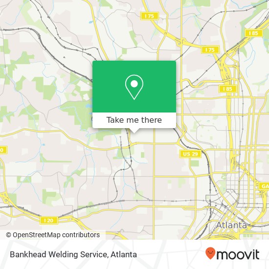 Bankhead Welding Service map