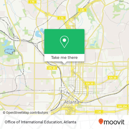 Office of International Education map