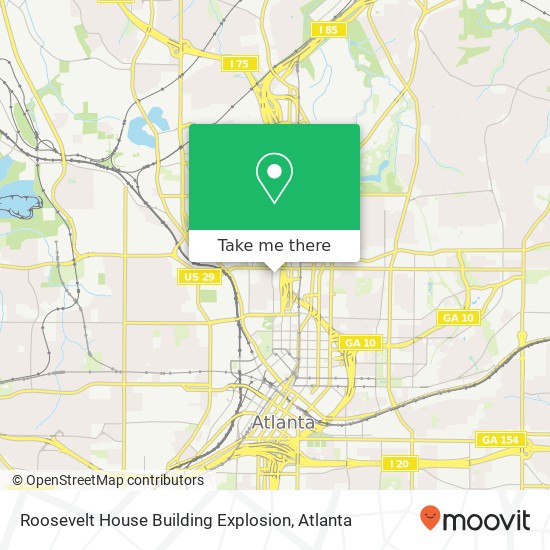 Mapa de Roosevelt House Building Explosion