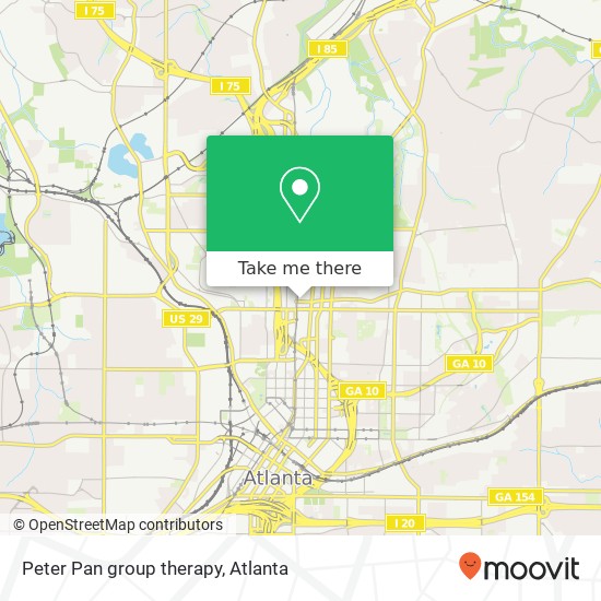Peter Pan group therapy map