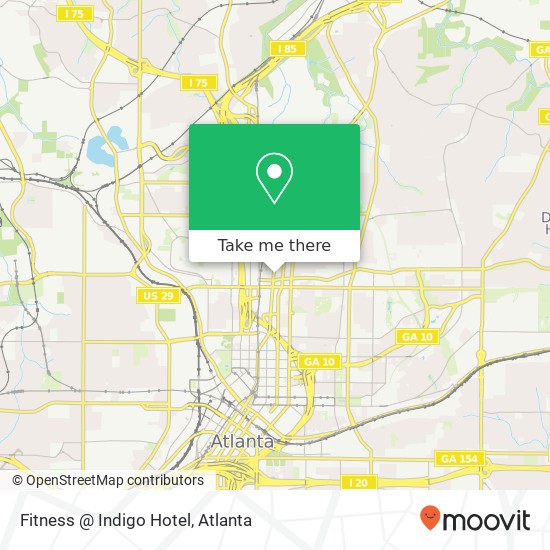 Mapa de Fitness @ Indigo Hotel