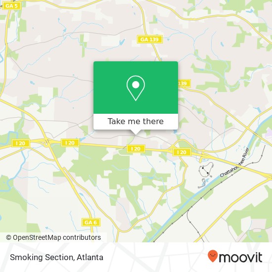 Smoking Section map