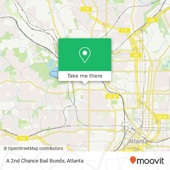 A 2nd Chance Bail Bonds map