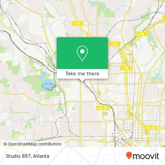 Studio 887 map