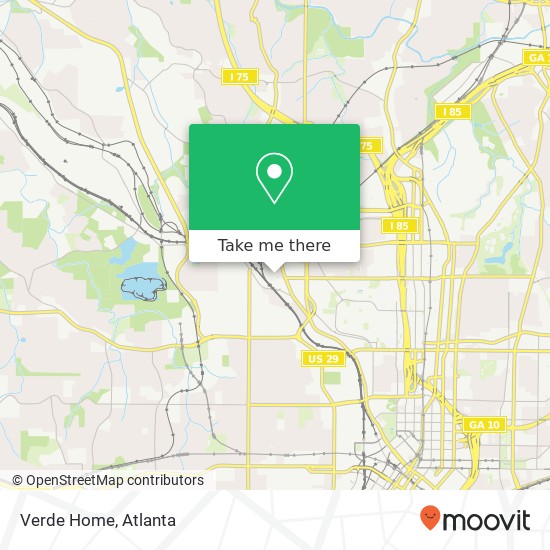 Verde Home map