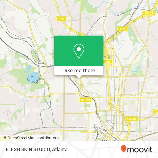 FLESH SKIN STUDIO map