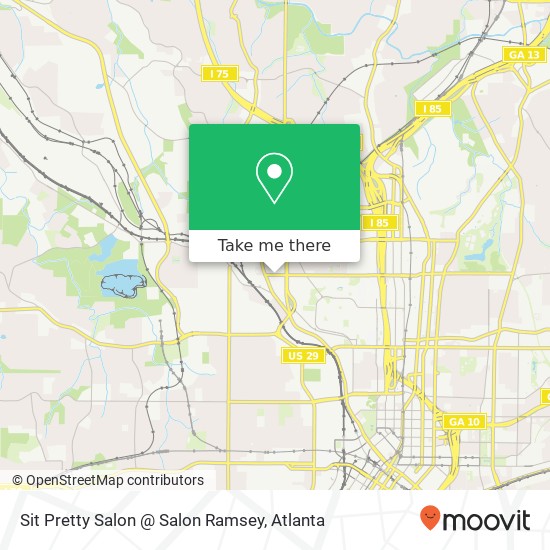 Mapa de Sit Pretty Salon @ Salon Ramsey