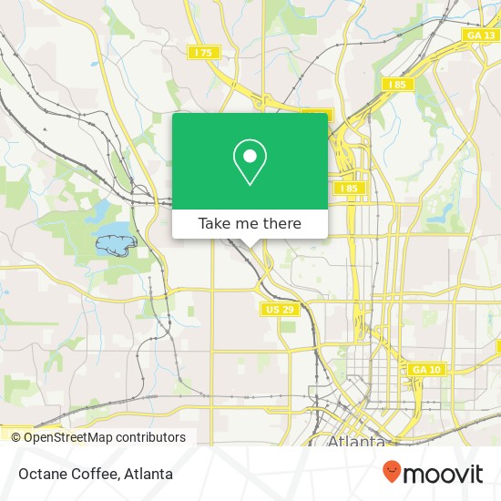 Octane Coffee map