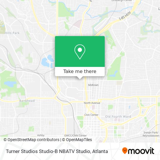 Mapa de Turner Studios Studio-B NBATV Studio