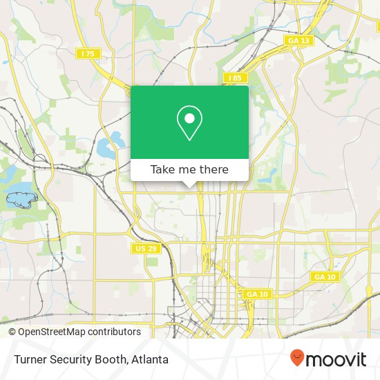 Turner Security Booth map