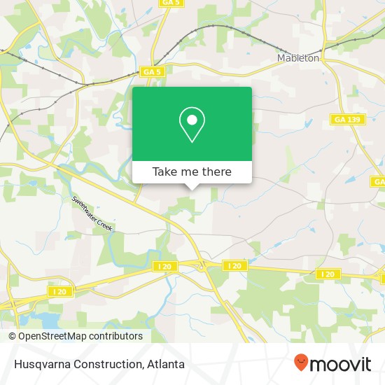 Husqvarna Construction map