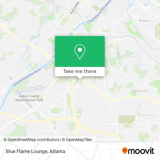 Mapa de Blue Flame Lounge