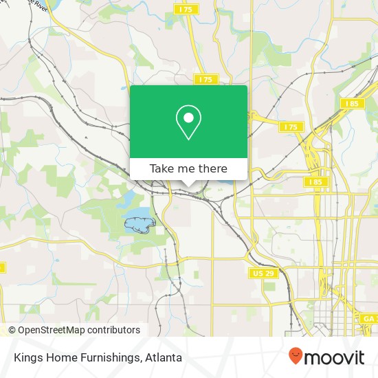 Kings Home Furnishings map