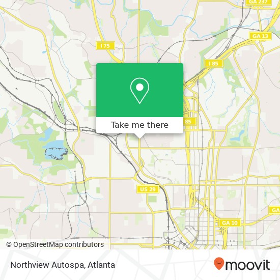 Northview Autospa map