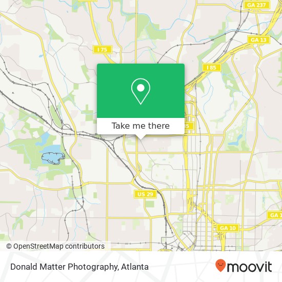 Donald Matter Photography map