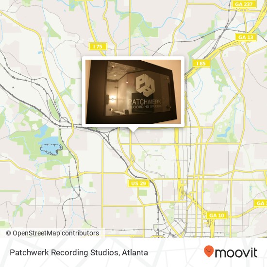Patchwerk Recording Studios map