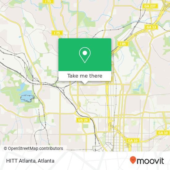 HITT Atlanta map