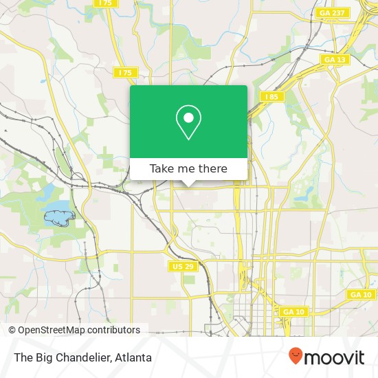 The Big Chandelier map