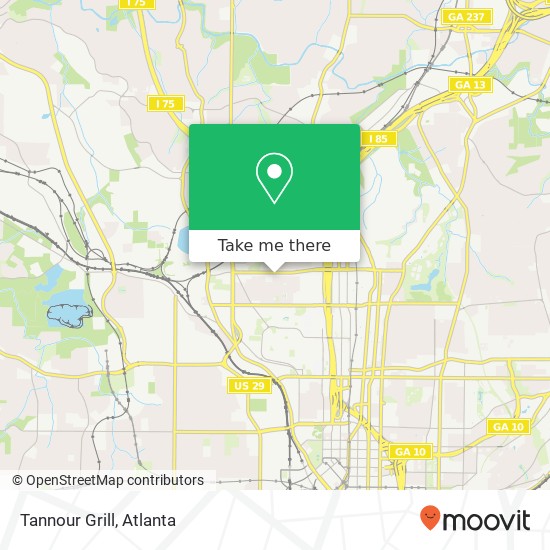 Tannour Grill map