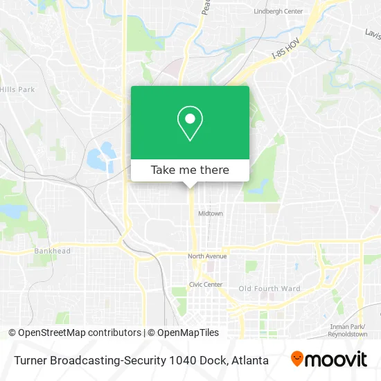 Mapa de Turner Broadcasting-Security 1040 Dock