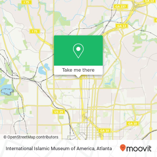 Mapa de International Islamic Museum of America