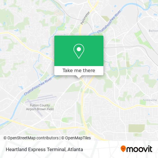 Heartland Express Terminal map