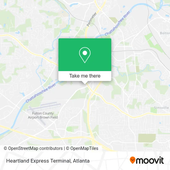 Mapa de Heartland Express Terminal