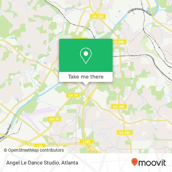 Angel Le Dance Studio map