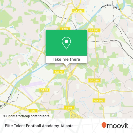 Mapa de Elite Talent Football Academy